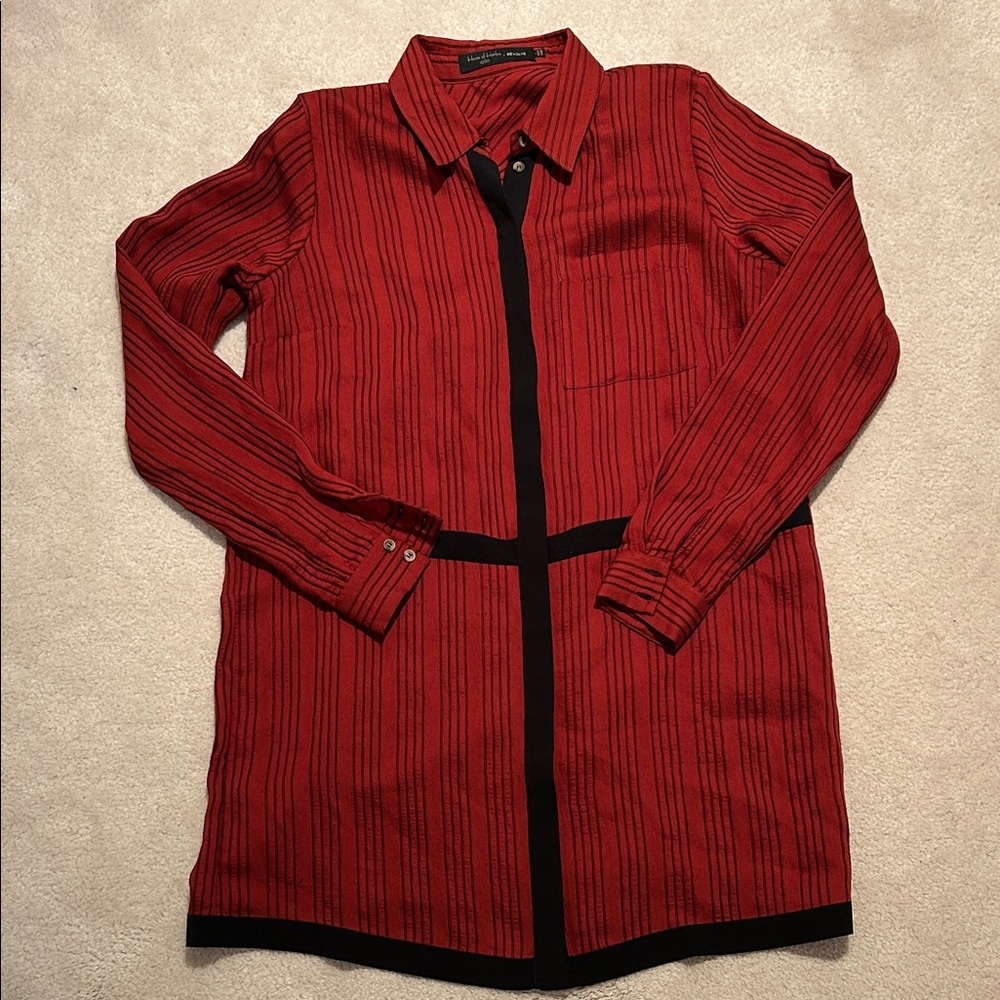 House of Harlow 1960 x REVOLVE Marie Blouse in Spice Red - Size S - Picture 2 of 5